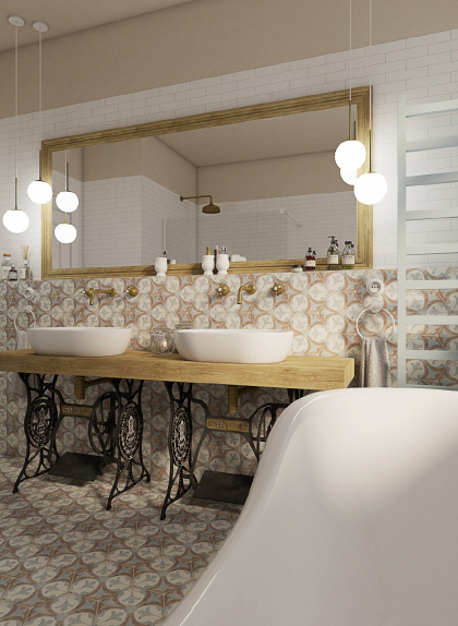 Retro koupelna SINGER