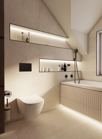 Moderní koupelna STRIPES