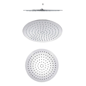 Showerhead CIRCULO | wall mounted | Ø 300 mm | circular | black mattte