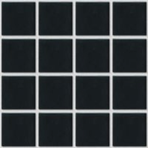Mozaika SistemVCrystalMosaic Nero | černá | 300x300 mm | lesk