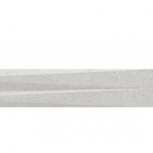 Obklad Stripes Transition White Stone | bílá | 75x300 mm | mat