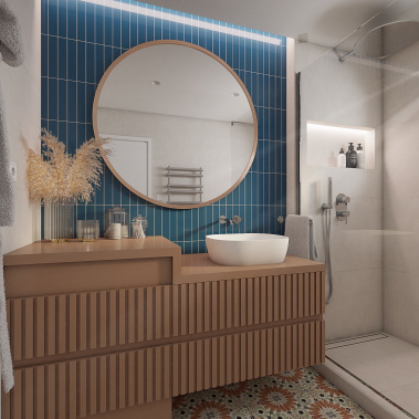 Modern bathroom SYLVANIA - visualization