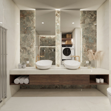 AMOZONITTE modern bathroom - visualization